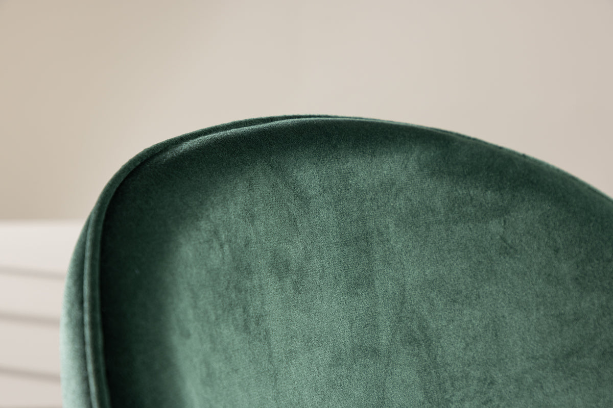 Velvet Dining Chair 2-pack Green