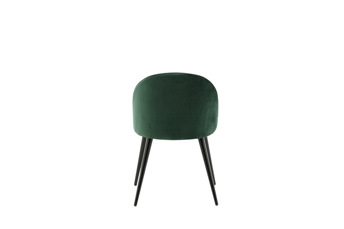 Velvet Dining Chair 2-pack Green