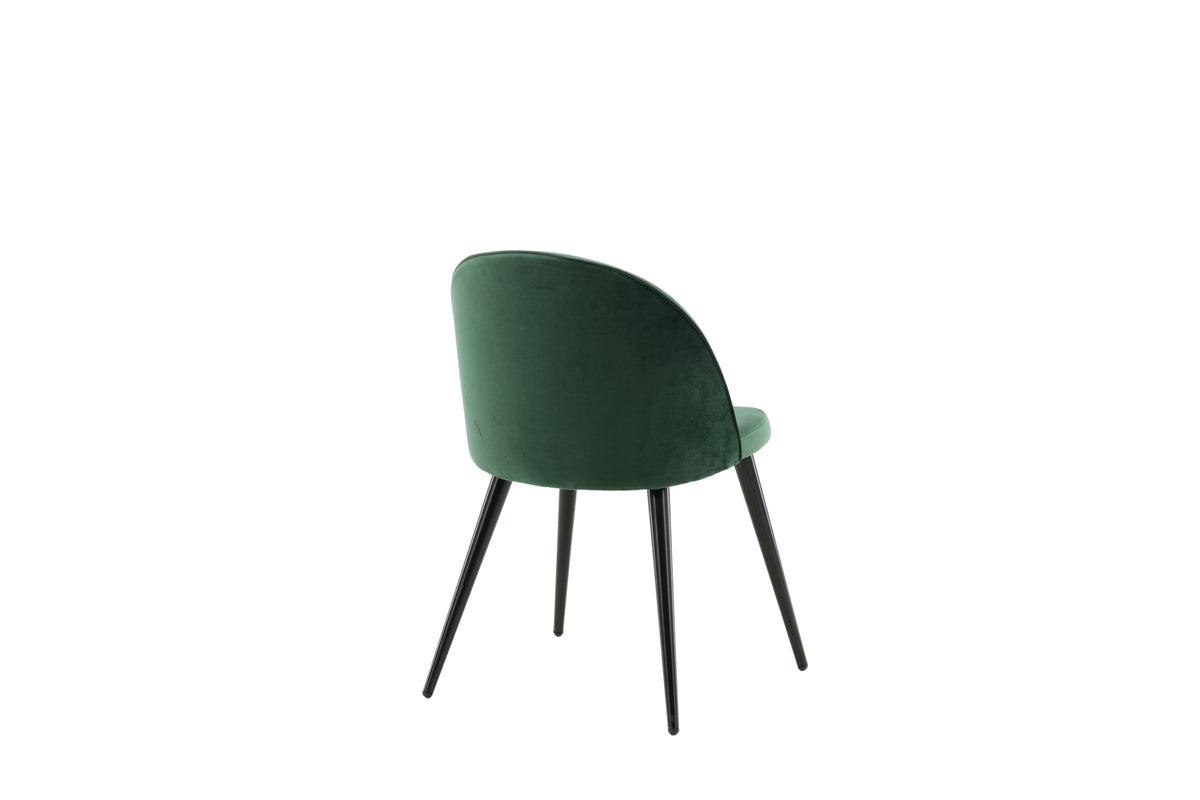 Velvet Dining Chair 2-pack Green