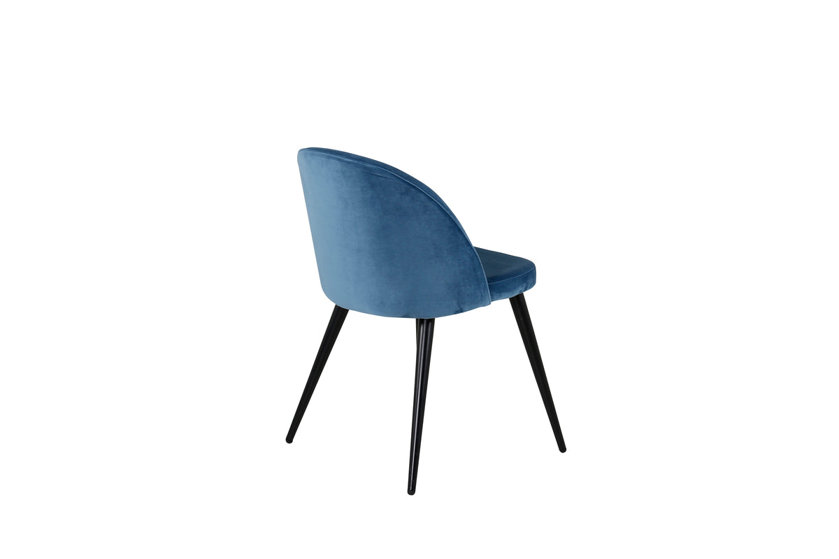 Velvet Dining Chair 2-pack Blue