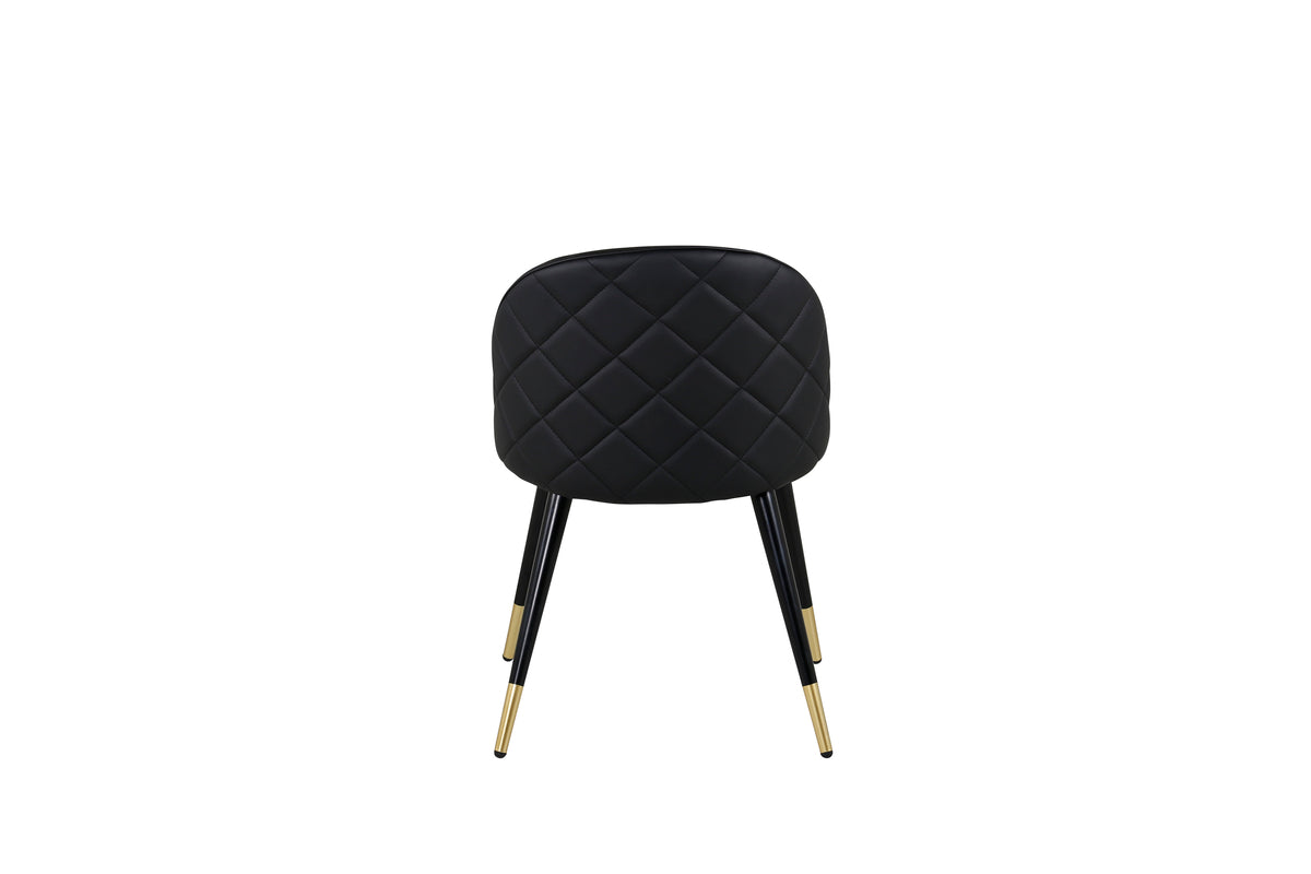 Velvet Dining Chair 2-pack Black