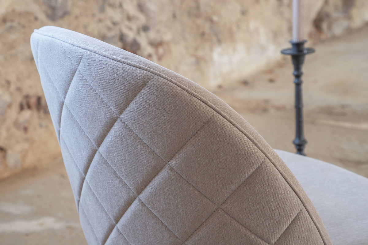 Velvet Dining Chair 2-pack Beige