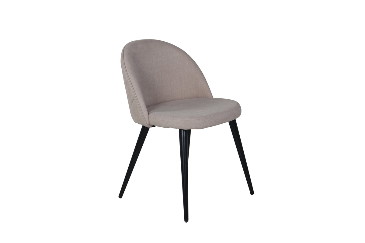 Velvet Dining Chair 2-pack Beige