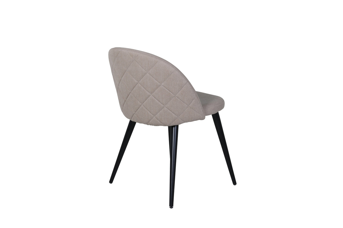 Velvet Dining Chair 2-pack Beige