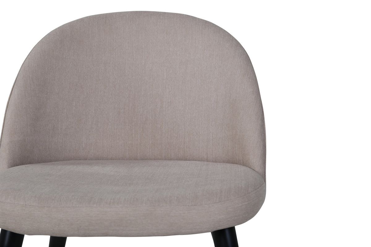 Velvet Dining Chair 2-pack Beige