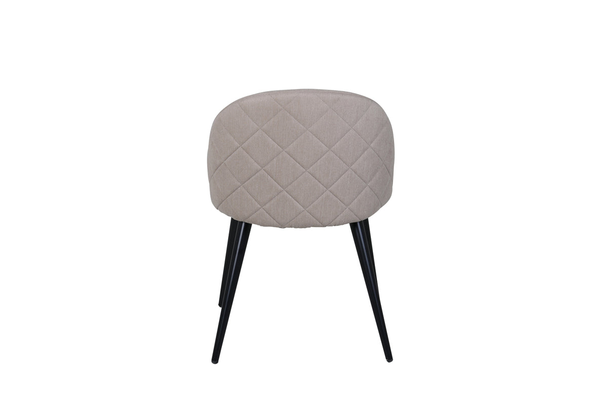 Velvet Dining Chair 2-pack Beige