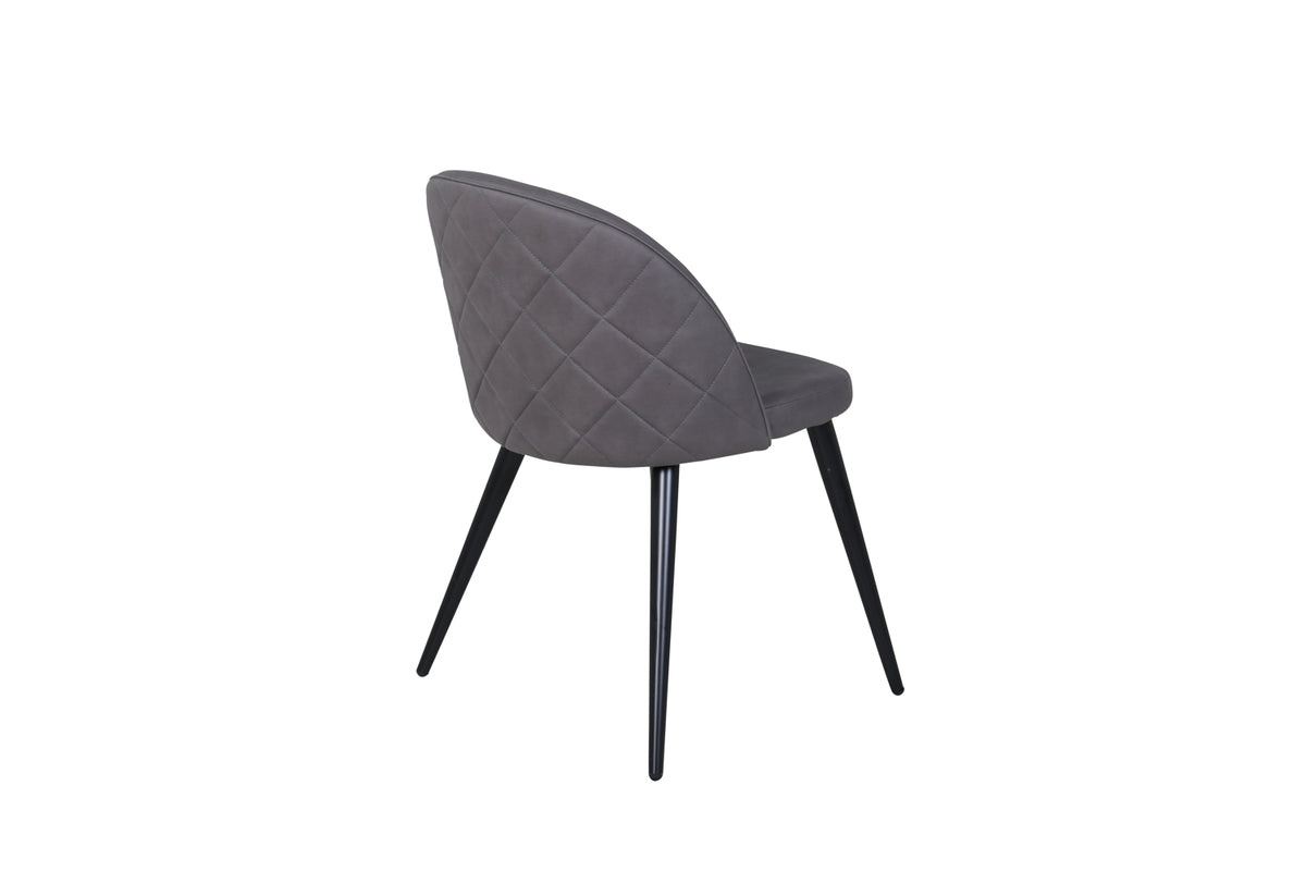 Velvet Dining Chair 2-pack Grey