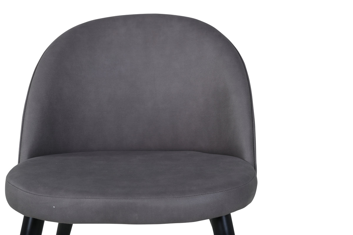 Velvet Dining Chair 2-pack Grey