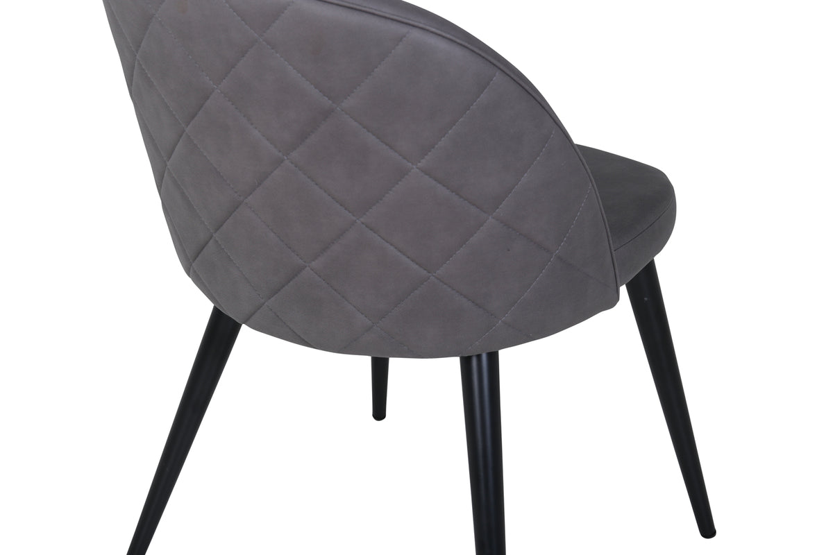 Velvet Dining Chair 2-pack Grey