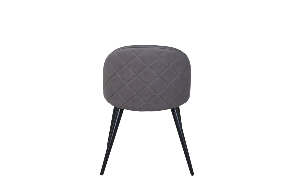 Velvet Dining Chair 2-pack Grey