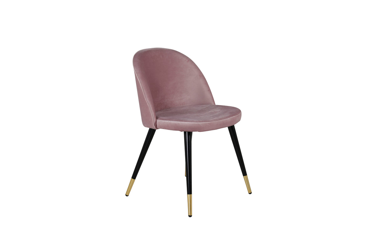 Velvet Dining Chair 2-pack Dusty Pink