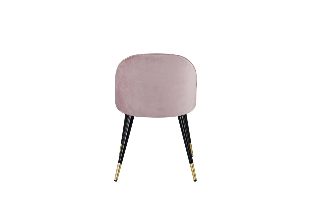 Velvet Dining Chair 2-pack Dusty Pink