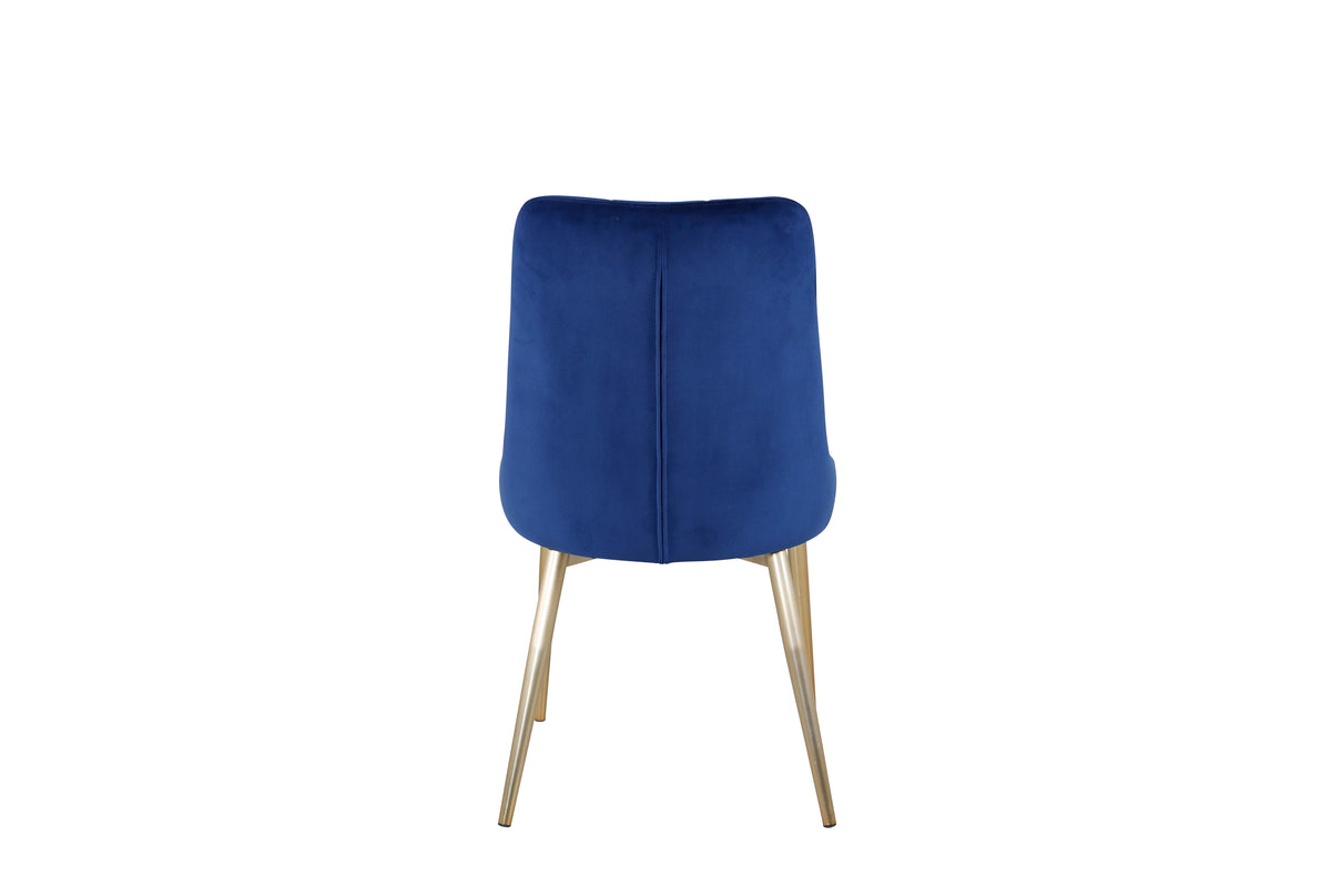 Velvet Deluxe Dining Chair 2-pack Blue
