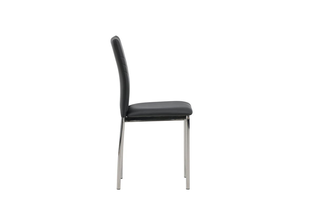 Lily Dining Chair 2-pack Black
