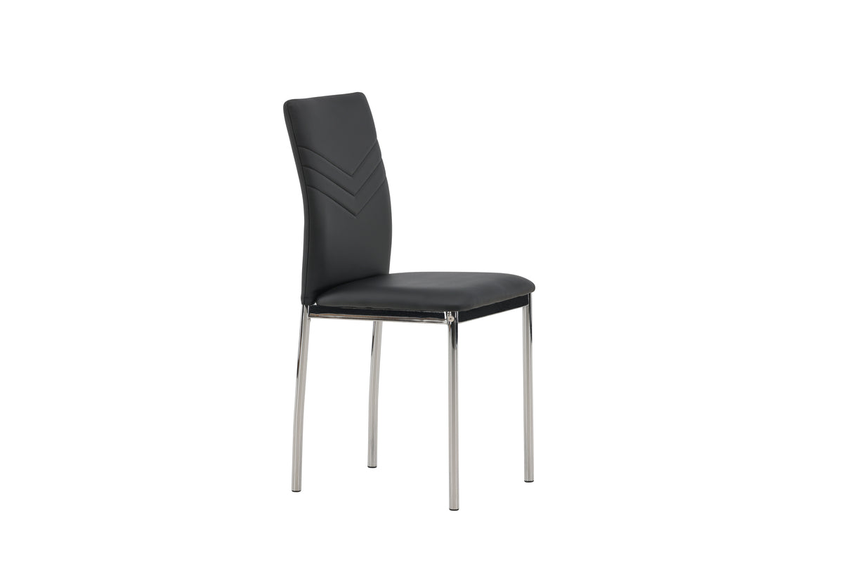 Lily Dining Chair 2-pack Black