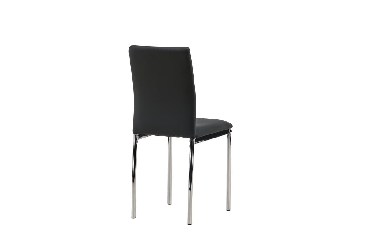 Lily Dining Chair 2-pack Black