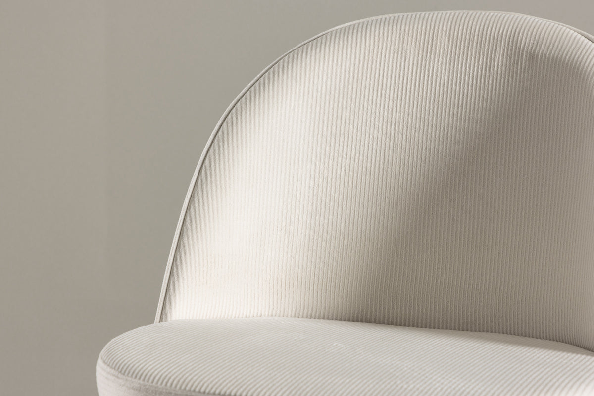 Velvet Dining Chair 2-pack Cream