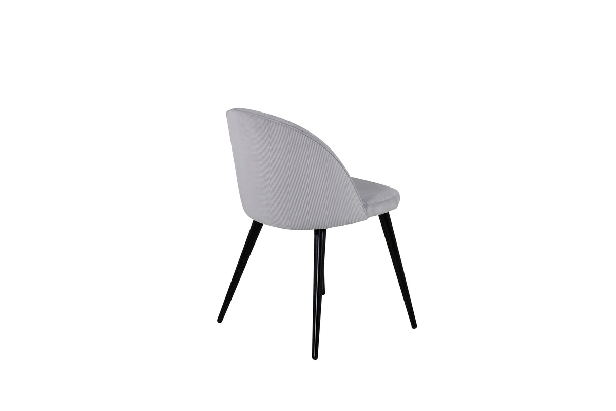 Velvet Dining Chair 2-pack Light Grey