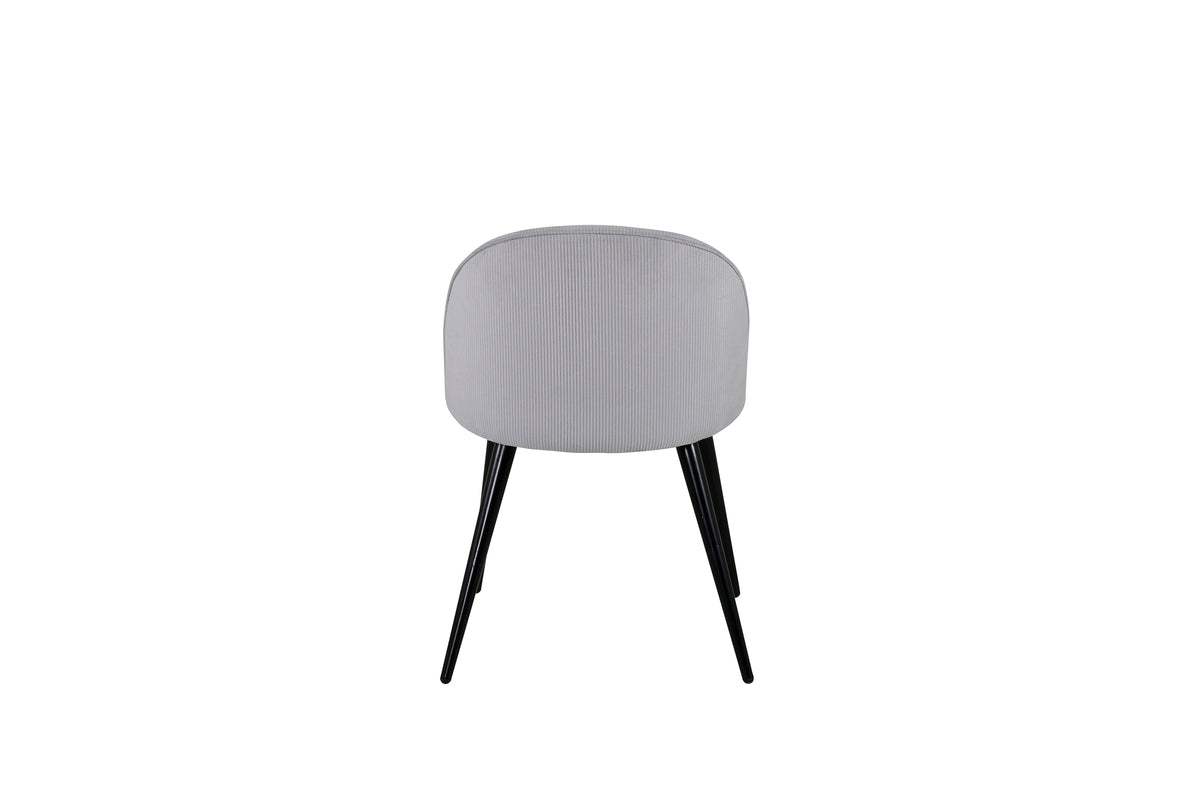 Velvet Dining Chair 2-pack Light Grey