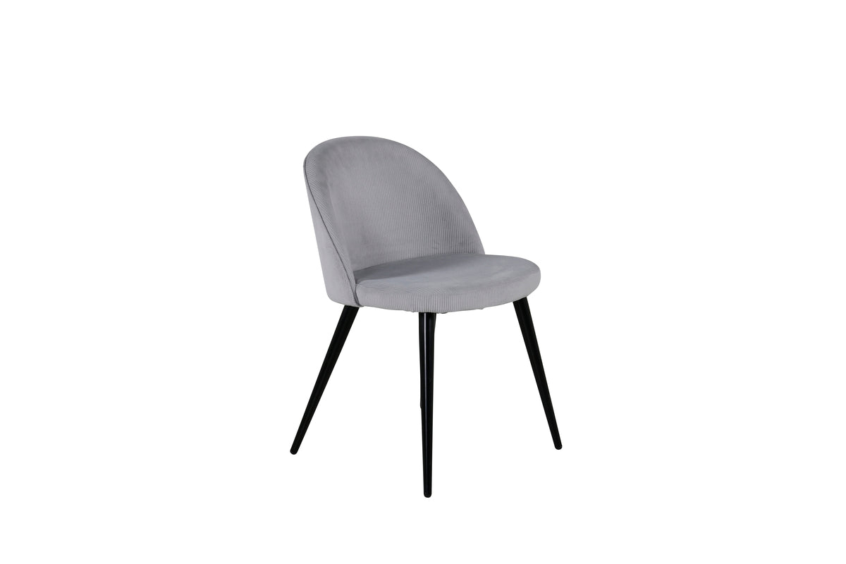 Velvet Dining Chair 2-pack Light Grey