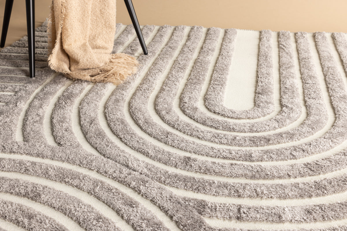 Nikita Rectangular Carpet 290 x 200 Grey