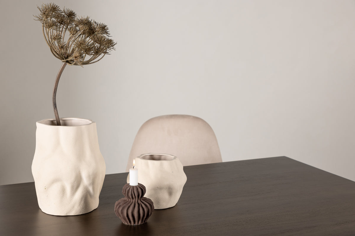 Kaseidon Rectangular Dining Table 120 x 80 Dark Brown