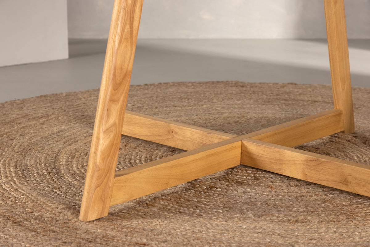 Yakidon Round Dining Table ⌀120 Brown