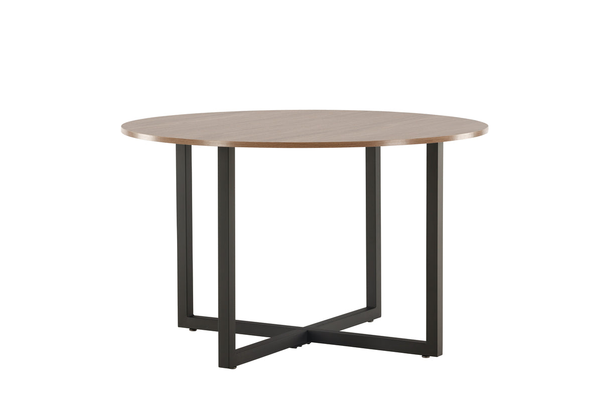 Durango Round Dining Table ⌀120 Walnut