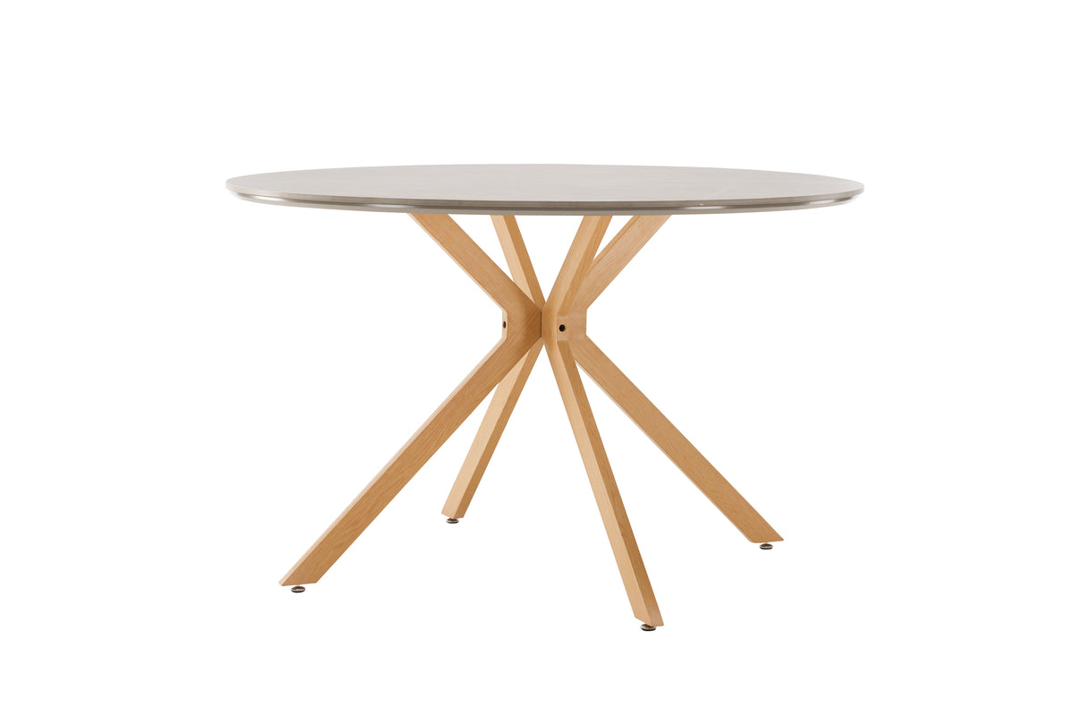Piazza Round Dining Table ⌀120 Grey