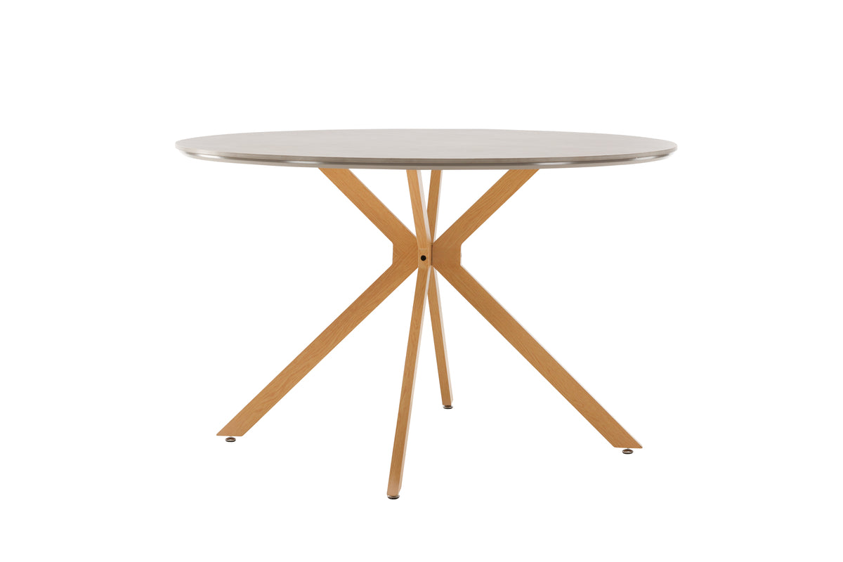Piazza Round Dining Table ⌀120 Grey