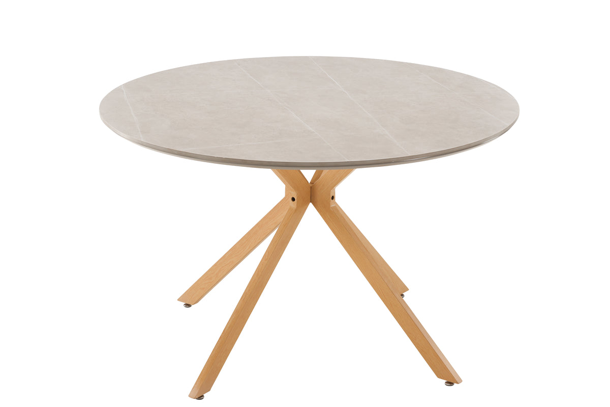 Piazza Round Dining Table ⌀120 Grey