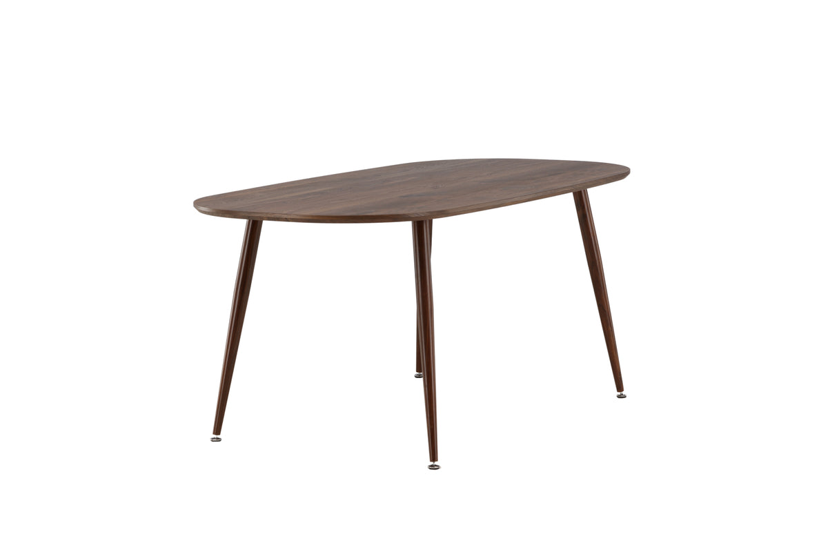 Sanford Oval Dining Table 180 x 90 Dark Brown