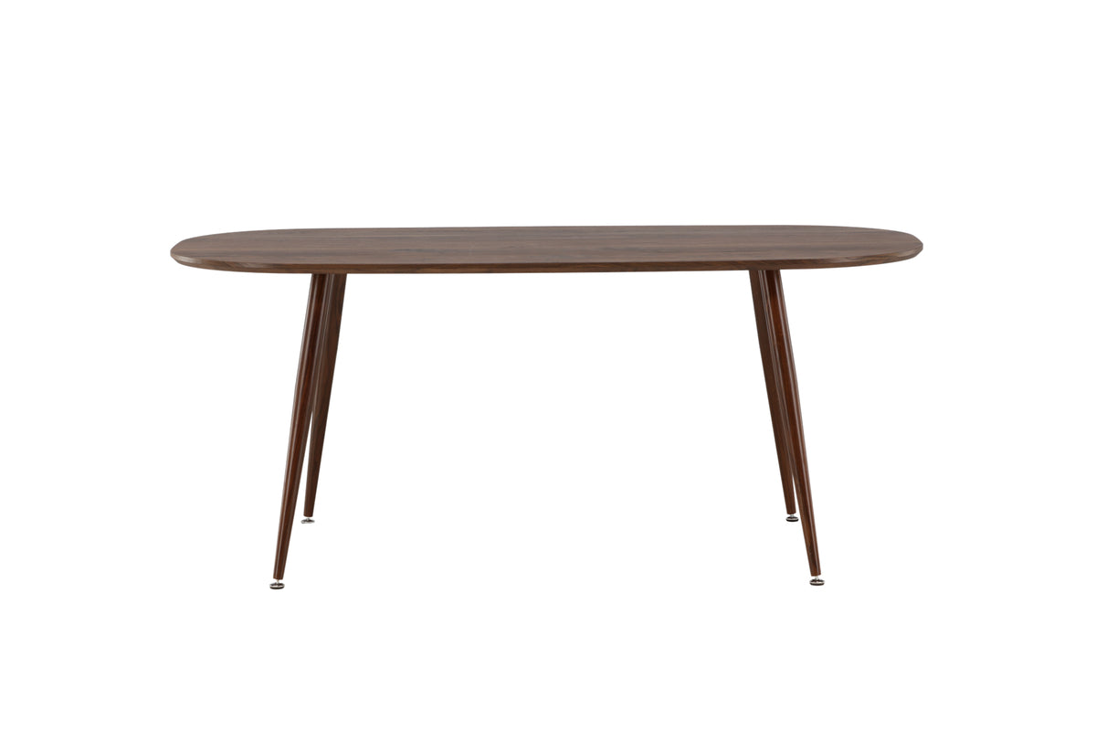 Sanford Oval Dining Table 180 x 90 Dark Brown