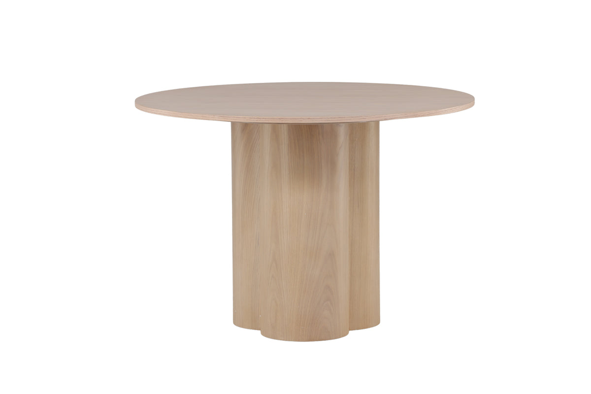 Olivia Round Dining Table ⌀110 Whitewash