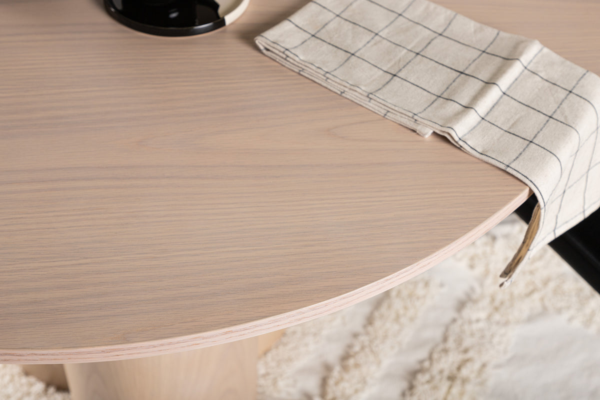 Olivia Round Dining Table ⌀110 Whitewash