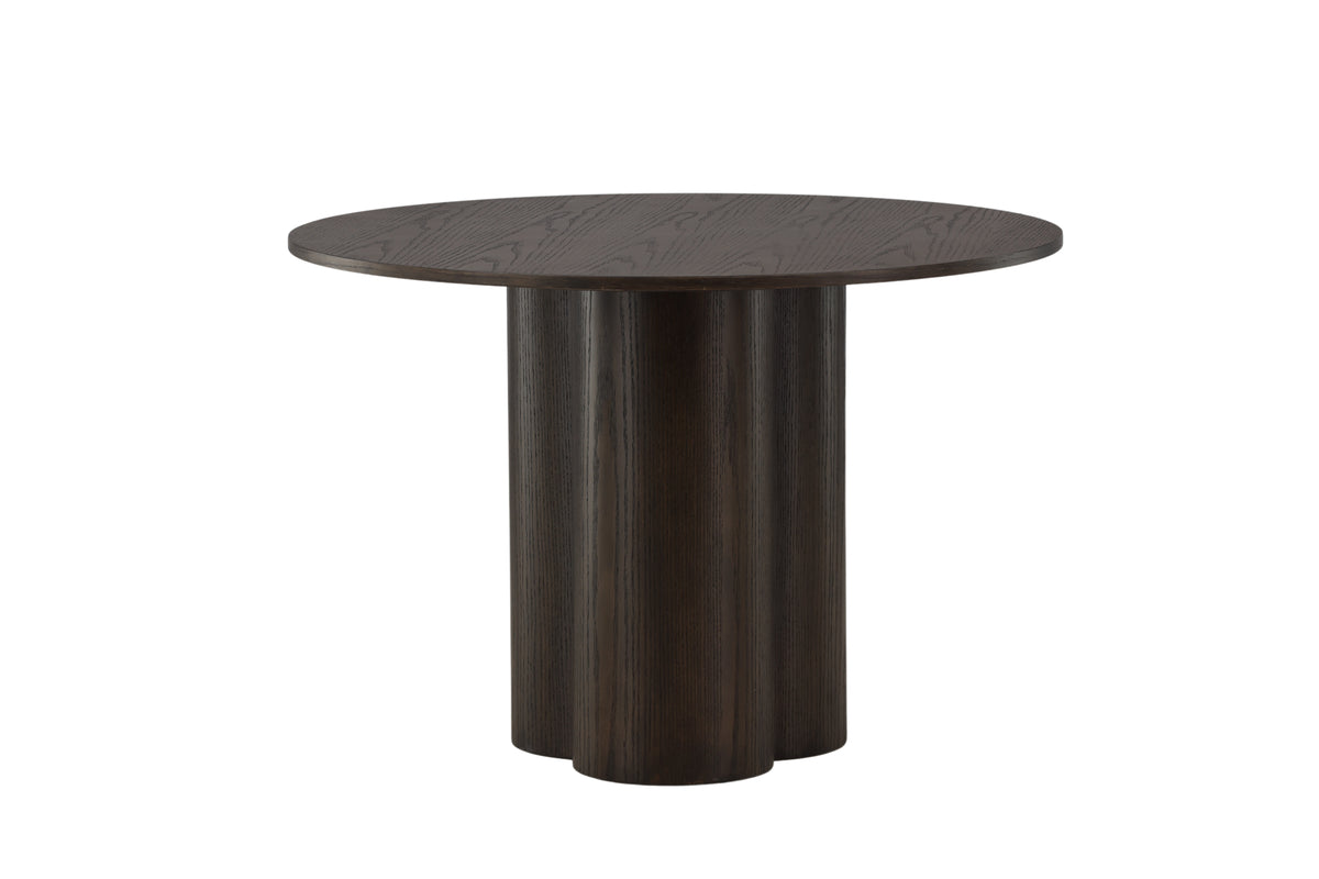Olivia Round Dining Table ⌀110 Mocca