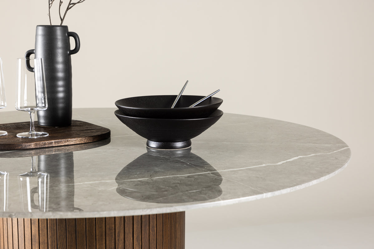 Austin Round Dining Table ⌀120 Mocca