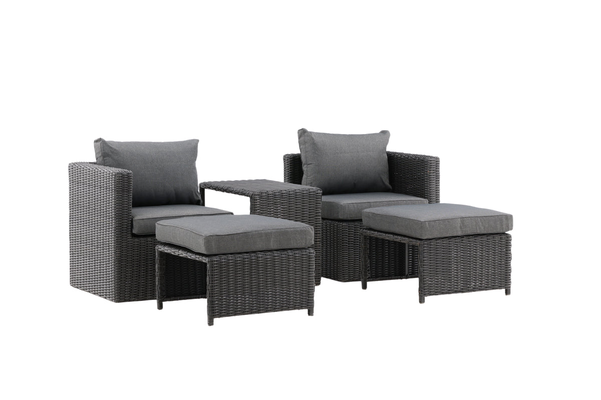 Lounge Set Svart