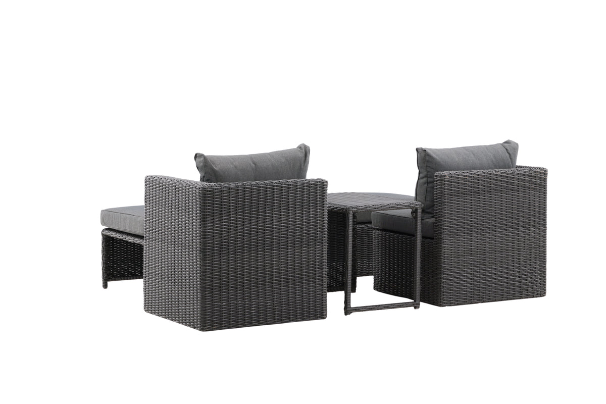 Lounge Set Svart