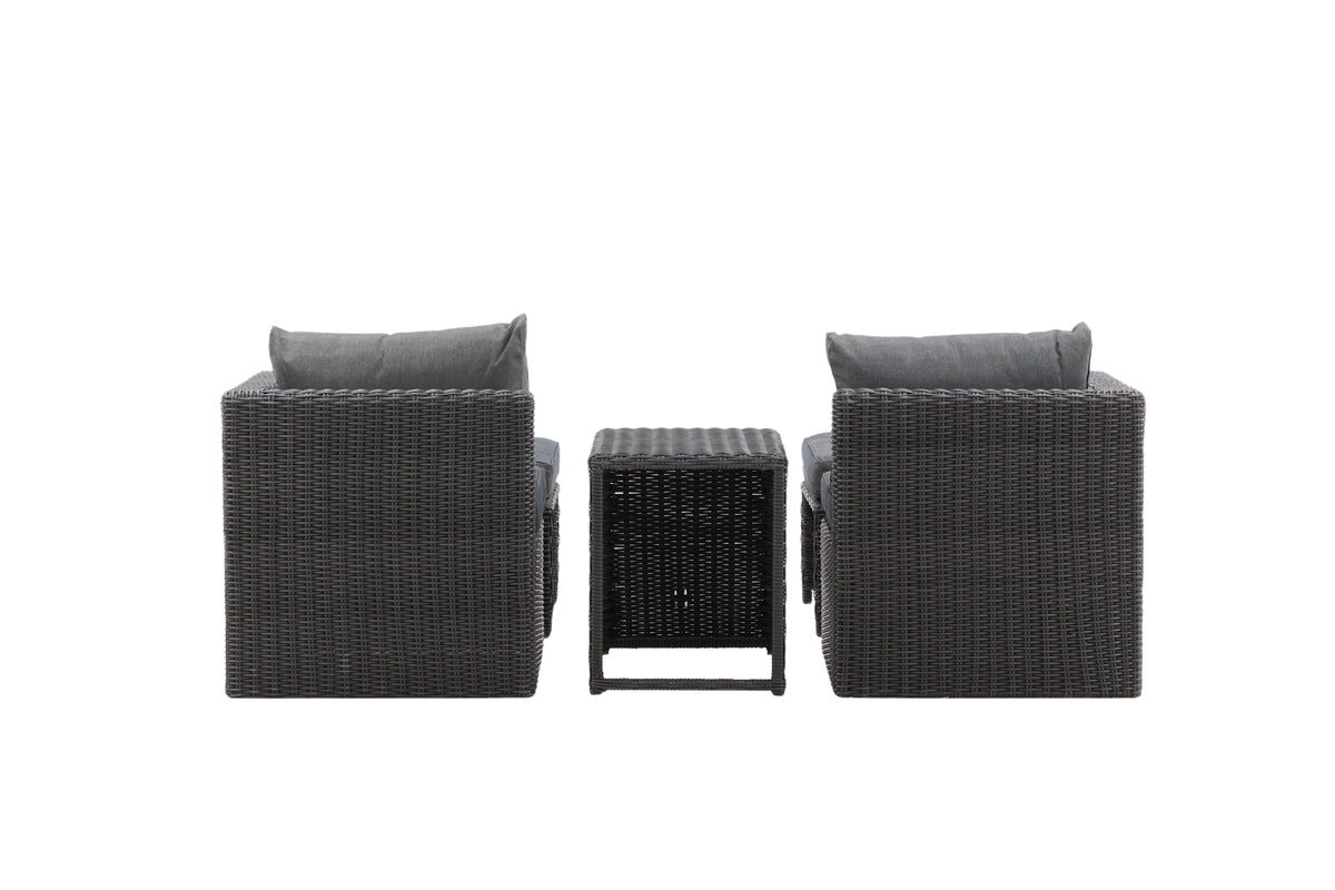 Lounge Set Svart