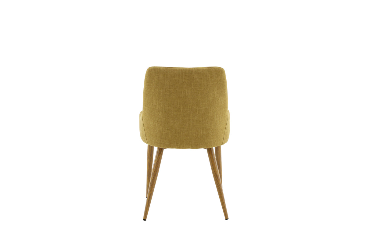 Plaza Dining Chair 2-pack Mustard