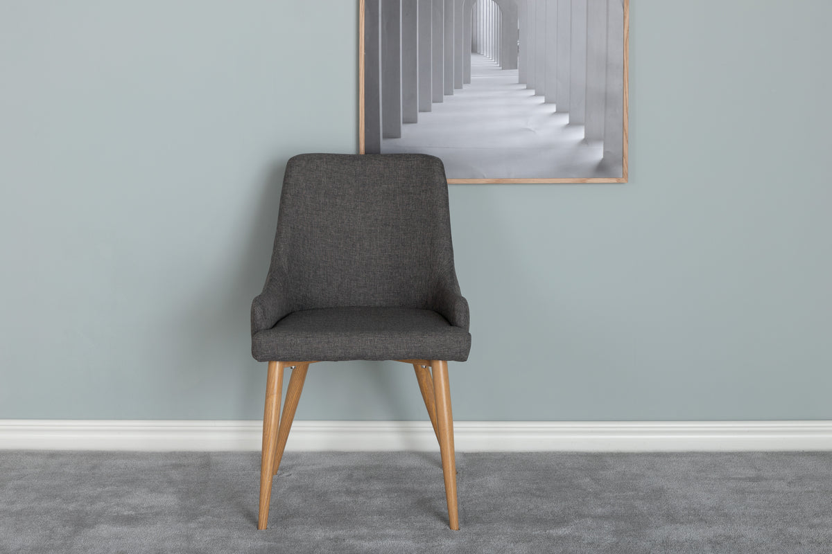 Plaza Dining Chair 2-pack Dark Grey