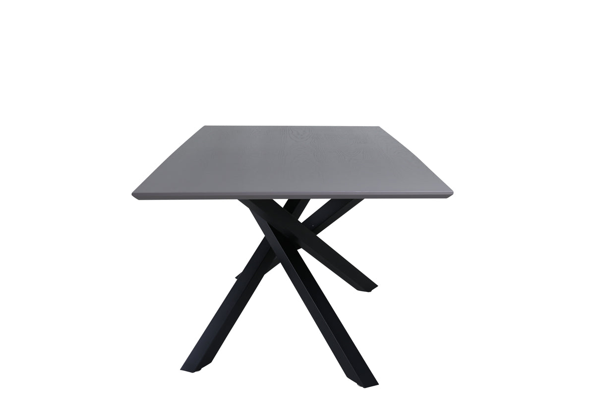 Piazza Rectangular Dining Table 180 x 90 Black