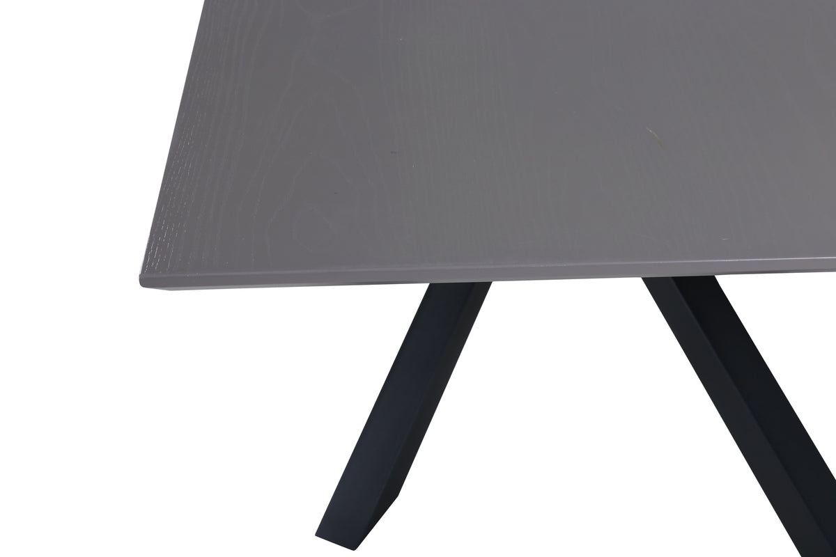 Piazza Rectangular Dining Table 180 x 90 Black