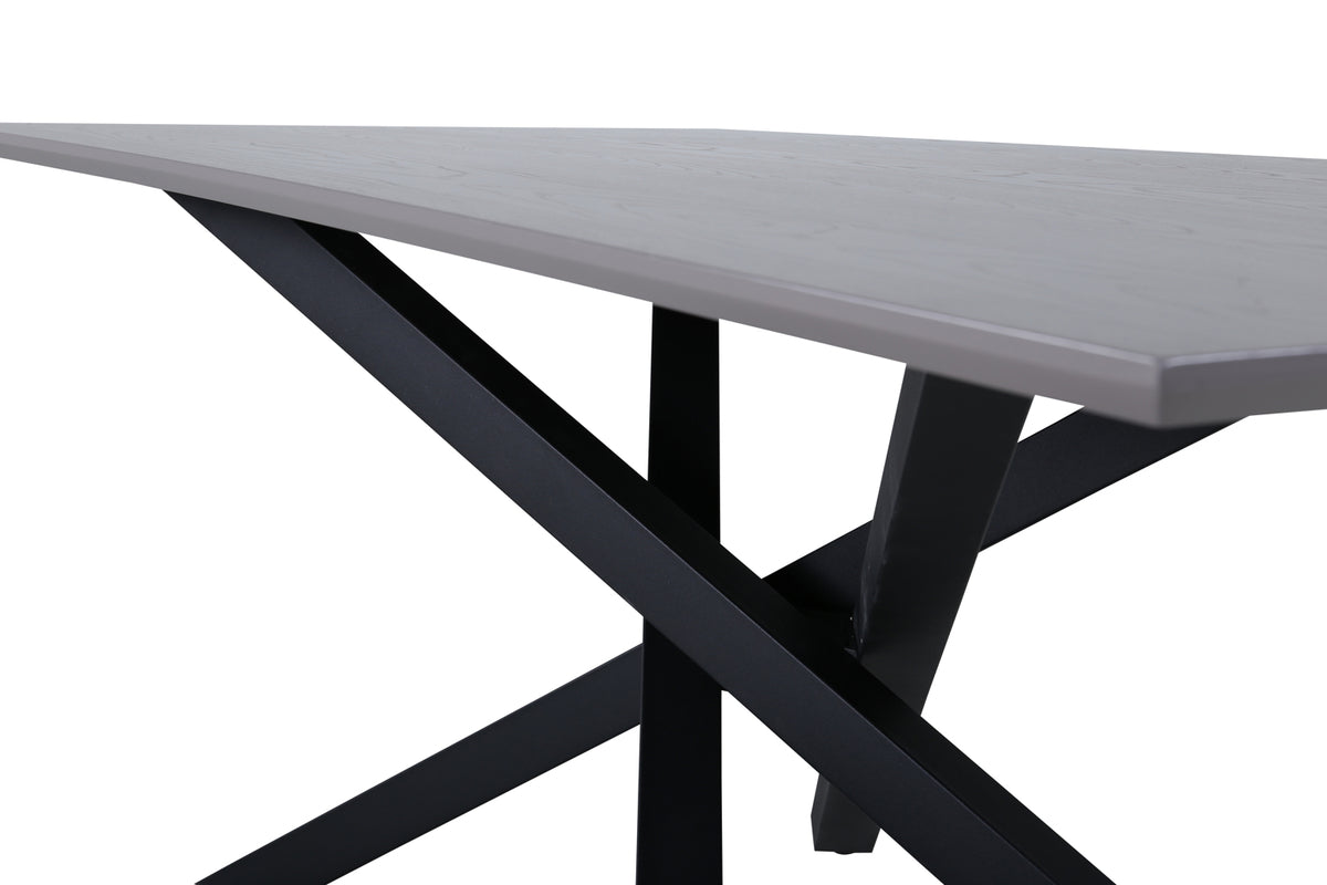 Piazza Rectangular Dining Table 180 x 90 Black