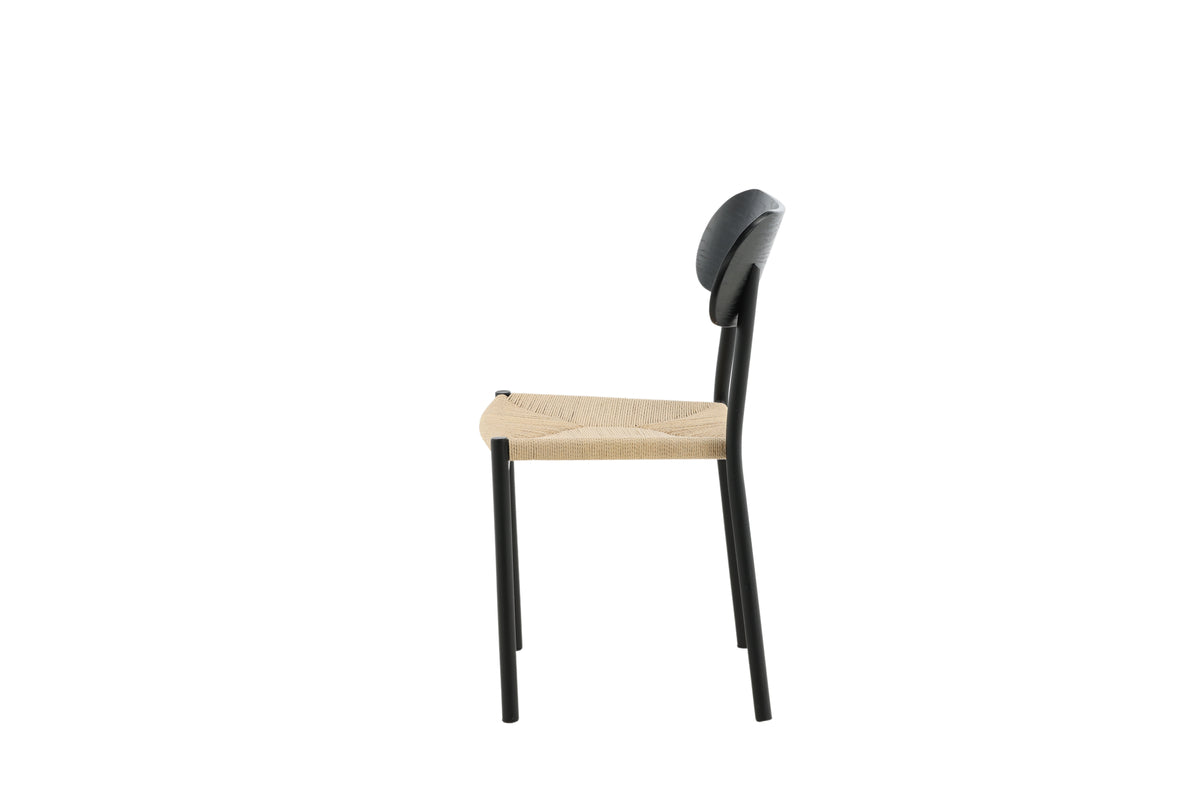 Polly Dining Chair 2-pack Black