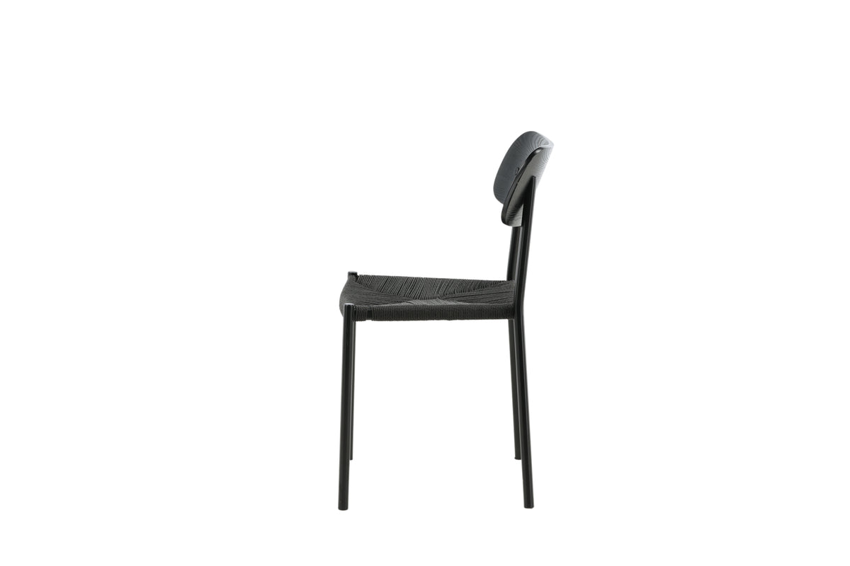 Polly Dining Chair 2-pack Black