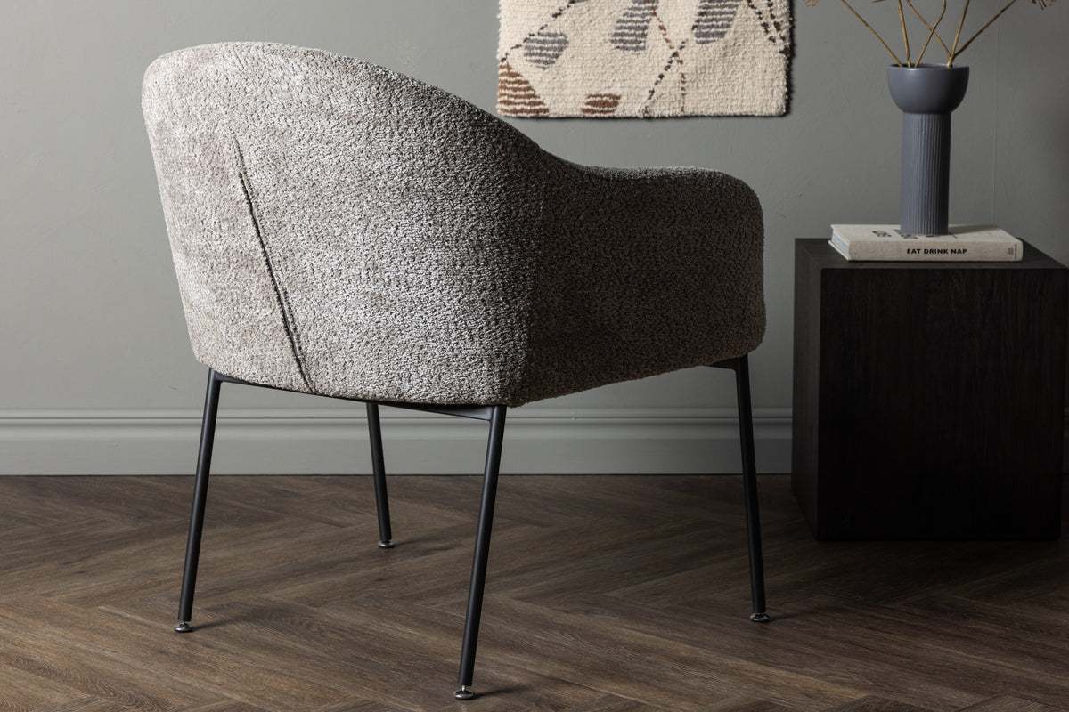 Catania Armchair Light Grey