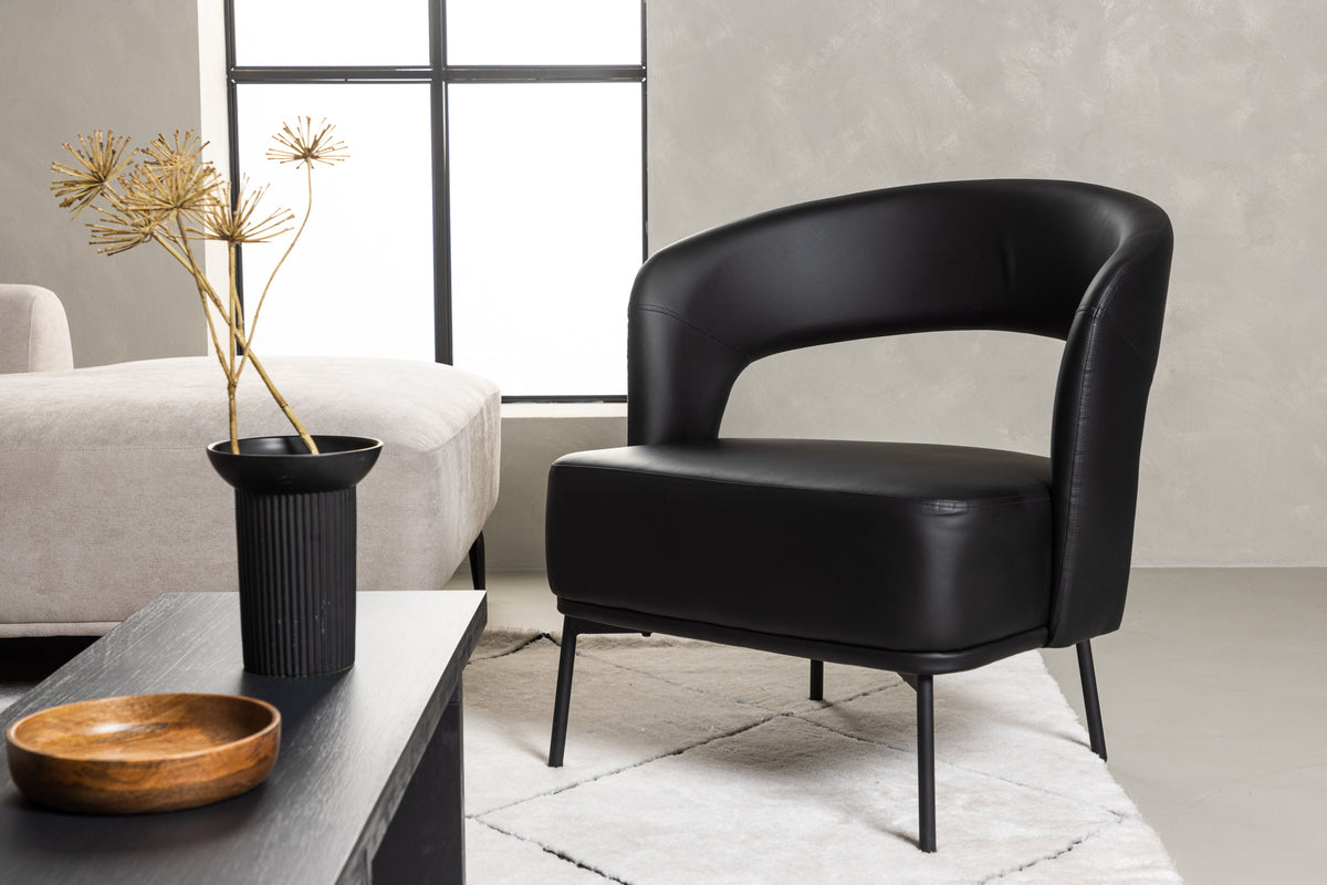 Mundo Armchair Black