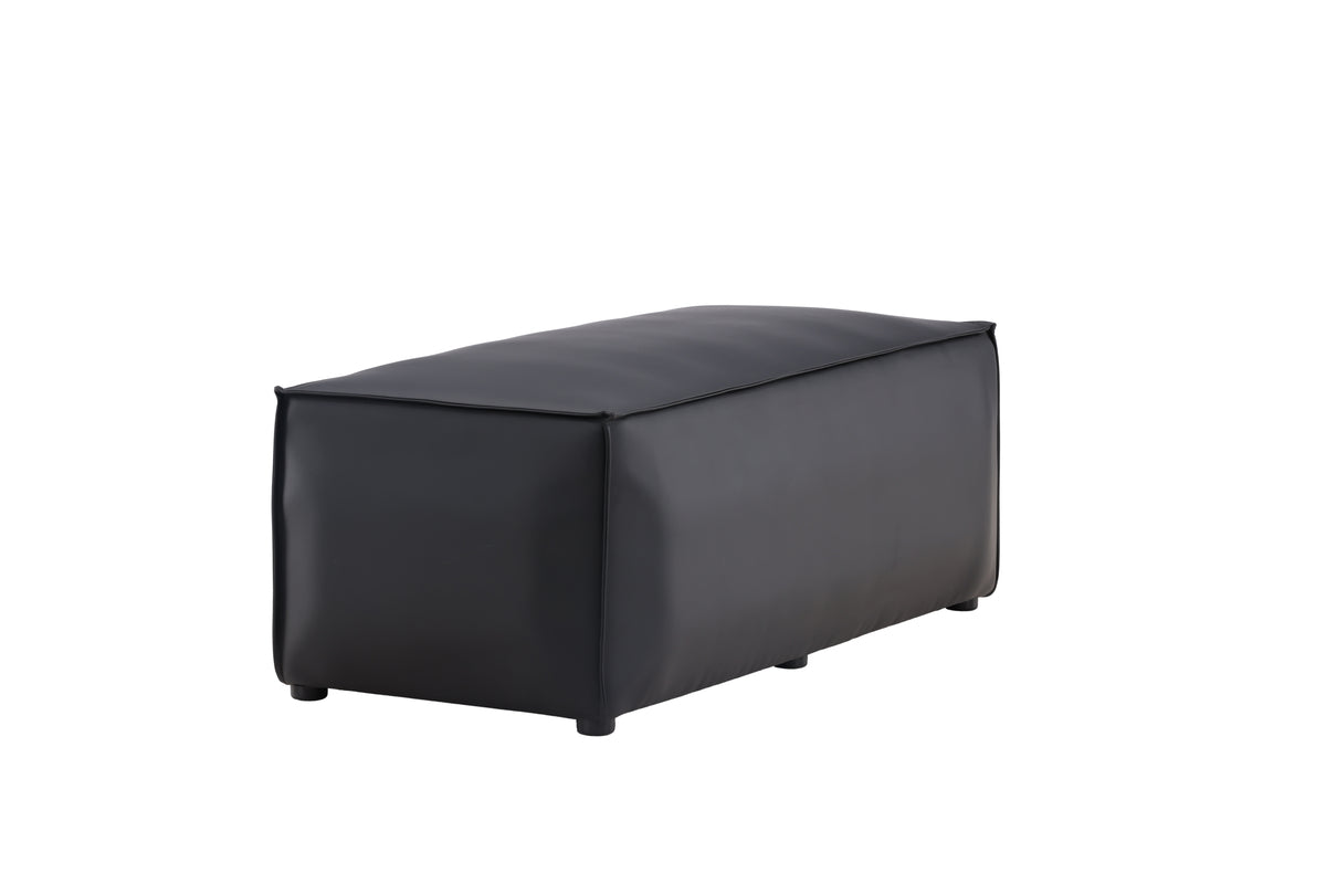 Palermo Pouf 119 x 47 x 59 Black